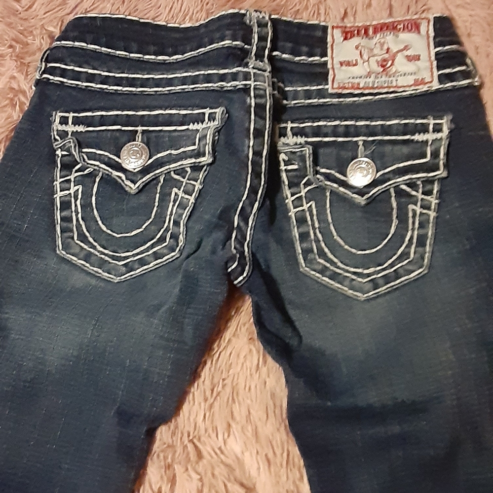 True Religion Julie Super T Jean's SZ 24 - Picture 3 of 5